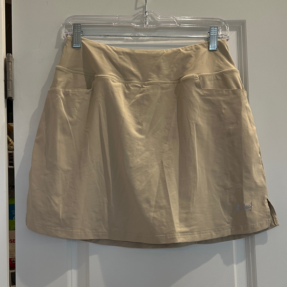 Baleaf Beige Skort with Pockets